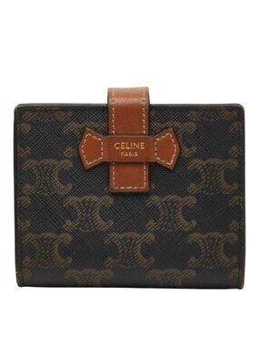 Celine Macadam Bifold Wallet Brown
